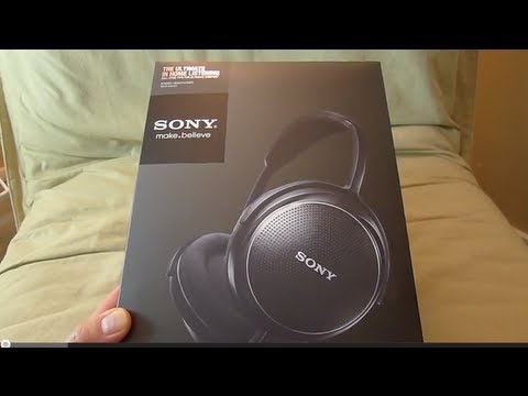 "First Look" Sony MDR-MA900 headphones unboxing