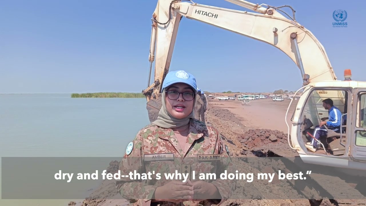 UNMISS Pakistani peacekeeper finds inspiration in local communities in Bentiu