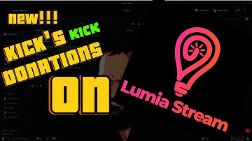 The SHOCKINGLY Simple Way to Connect Kick Donations to Lumia Stream