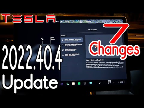 Tesla Model 3/Y - Software Update 2022.40.4