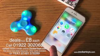 How to use a Wireless Bluetooth Speaker Fidget Spinner - Zocker Toys UK screenshot 1