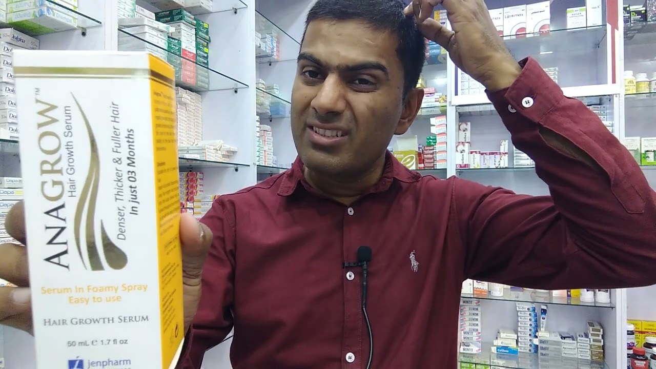 Anagrow Serum for stronger, thicker & Denser hair |Dr. Rehman Manzoor