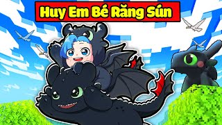 HUY NOOB BẤT NGỜ KHI TRỞ THÀNH RĂNG SÚN TRONG MINECRAT*HUY NOOB ĐƯỢC GIA ĐÌNH RĂNG SÚN NHẬN NUÔI 🐲👪