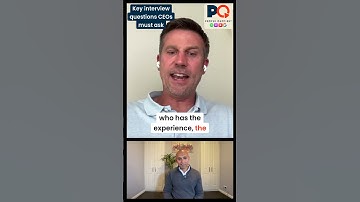 Find out Key interview questions CEOs must ask