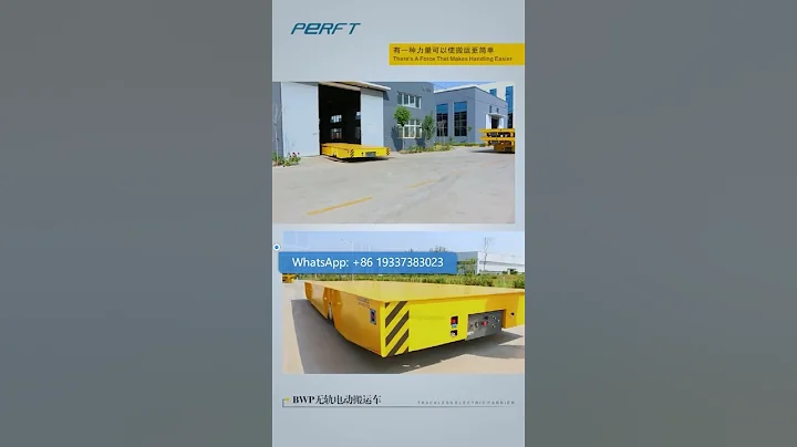 Electric Battery Power Trackless Transfer Cart 25 tons