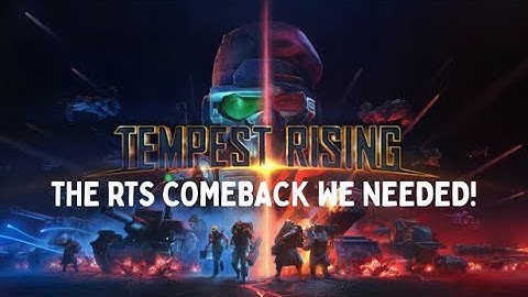 Tempest Rising First Look – This RTS Will Blow Your Mind! (Better Than C&C?)