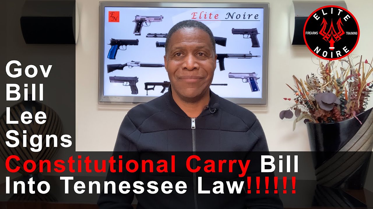 Gov Bill Lee Signs Constitutional Carry Bill Into Tennessee Law! YouTube