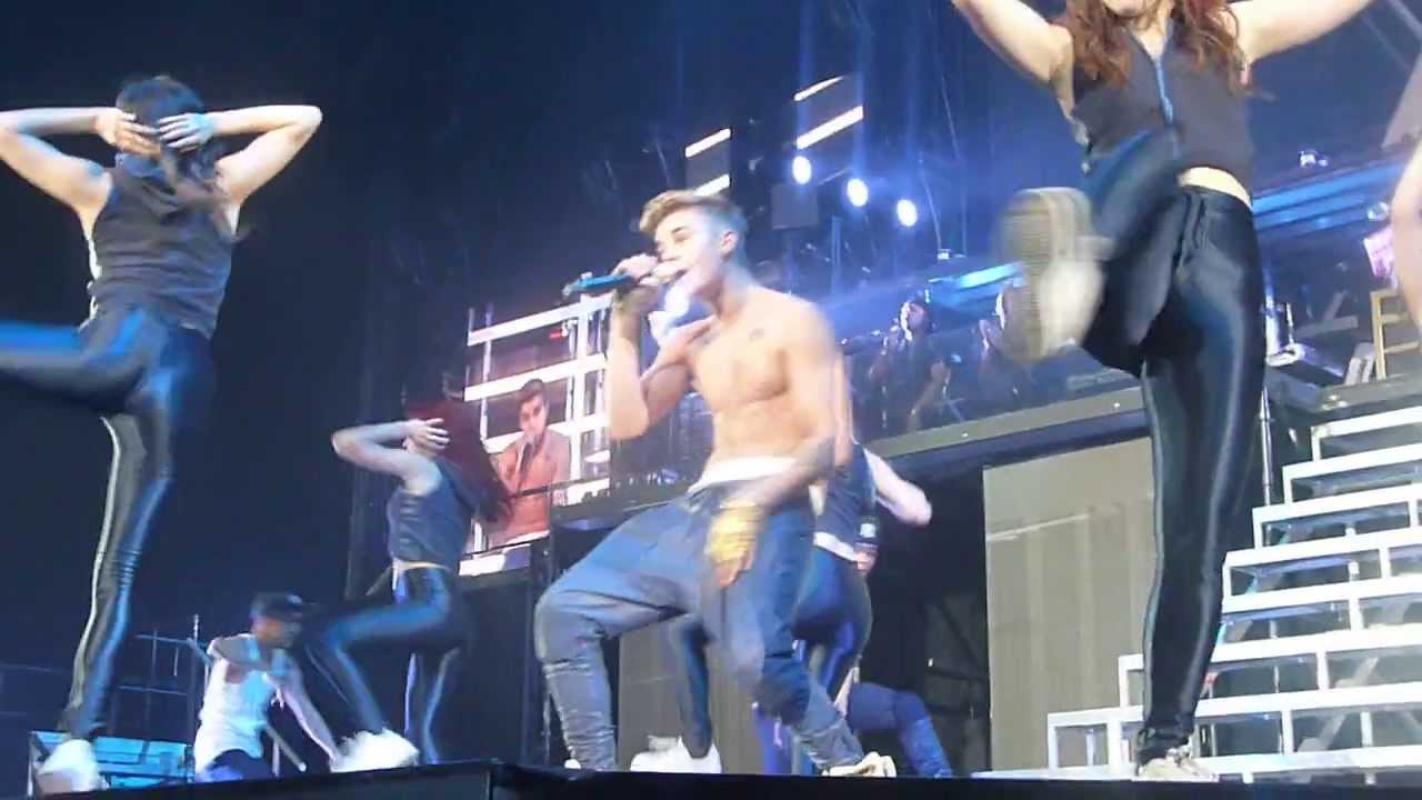 Believe tour Justin bieber - boyfriend and baby