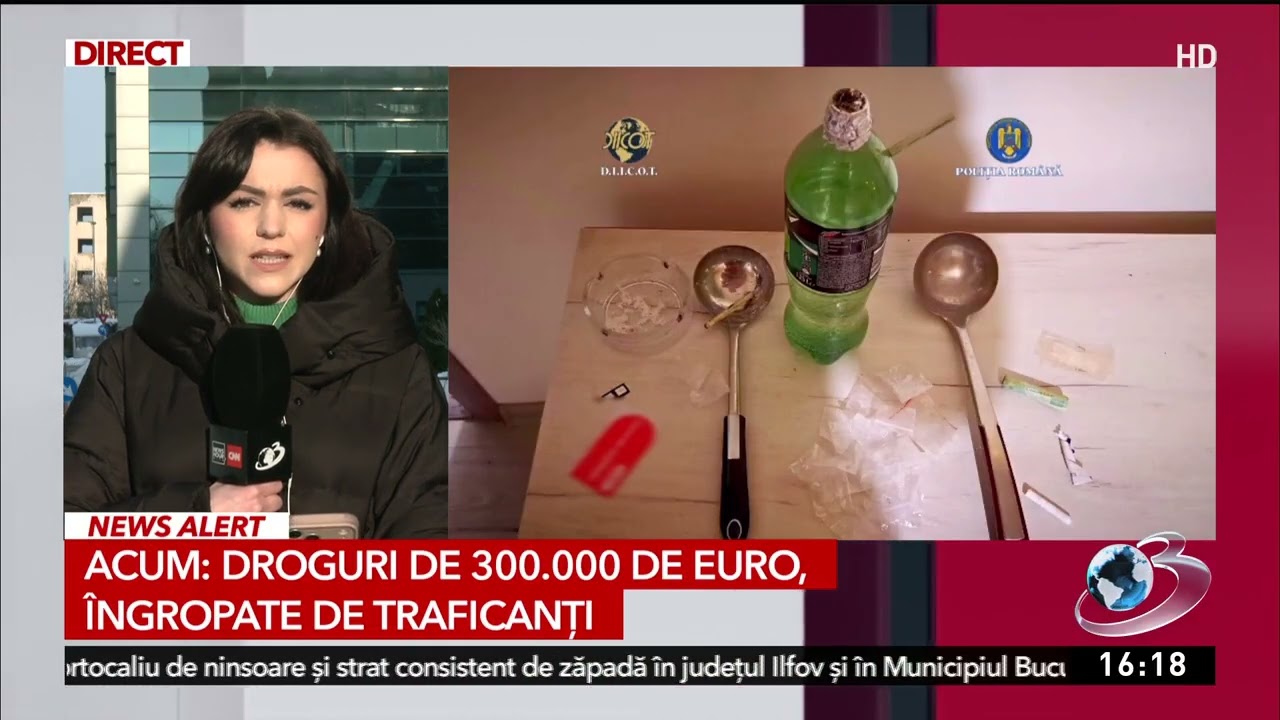 Droguri de 300.000 de euro, îngropate de traficanți