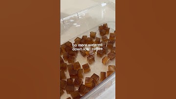 Coffee ice nuggets 🧊☕️ #icenuggets #icedcoffee #icenuggetmaker #nuggetice