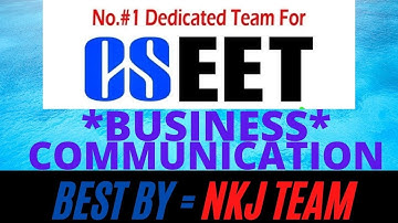 Business Communication | CSEET |  by MEGHA MA
