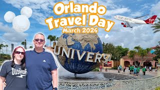 Florida Orlando Travel Day Vlog Rosen Inn International Drive MAN  MCO With Virgin March 2024