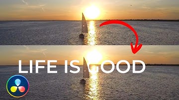 How to Put Text Behind Objects in DaVinci Resolve