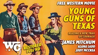 Young Guns of Texas | Full Action Western | Free HD 1962 Classic Drama Film | James Mitchum | WC