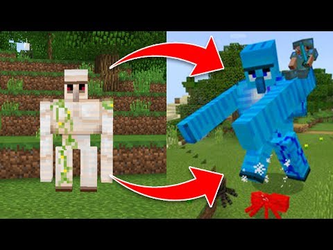 how-to-upgrade-an-iron-golem-in-minecraft-(pocket-edition,-xbox-addon)