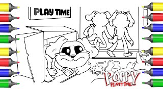 DOGDAY:ABANDONED at BIRTH!? Poppy Playtime Chapter 3 Animation/🌈 How to draw POPPY PLAYTIME / 🎼NCS