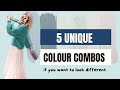 5 unique color combinations for fallwinter to look different and turn heads on a budget