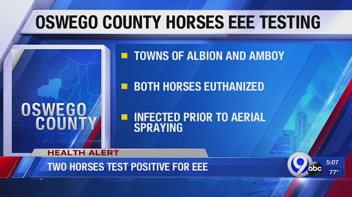 Two more horses in Oswego County test positive for EEE