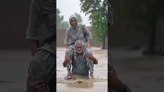 kachi meri meti kacha mera naam ni 💔💔 #flood #pakistan