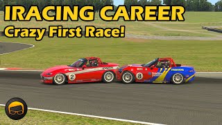 My Crazy First Race! - iRacing Career Racing №1
