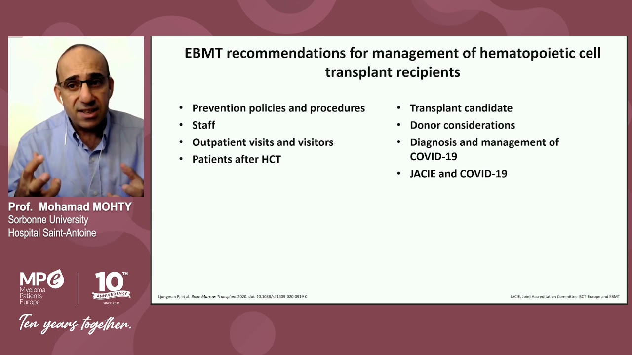 Masterclass 2021 | COVID 19 and the effect on the treatment for myeloma and AL amyloidosis patients