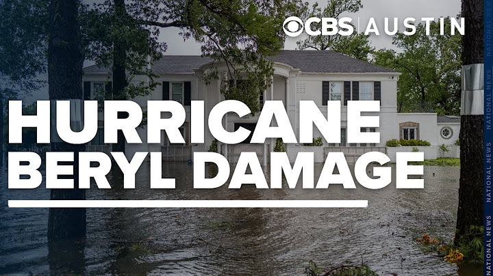 Hurricane Beryl and the damages across Texas