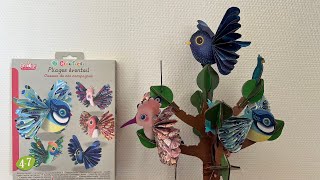 Créa Facile, Pliages Éventails Oiseaux De Nos Campagnes Créa Lign