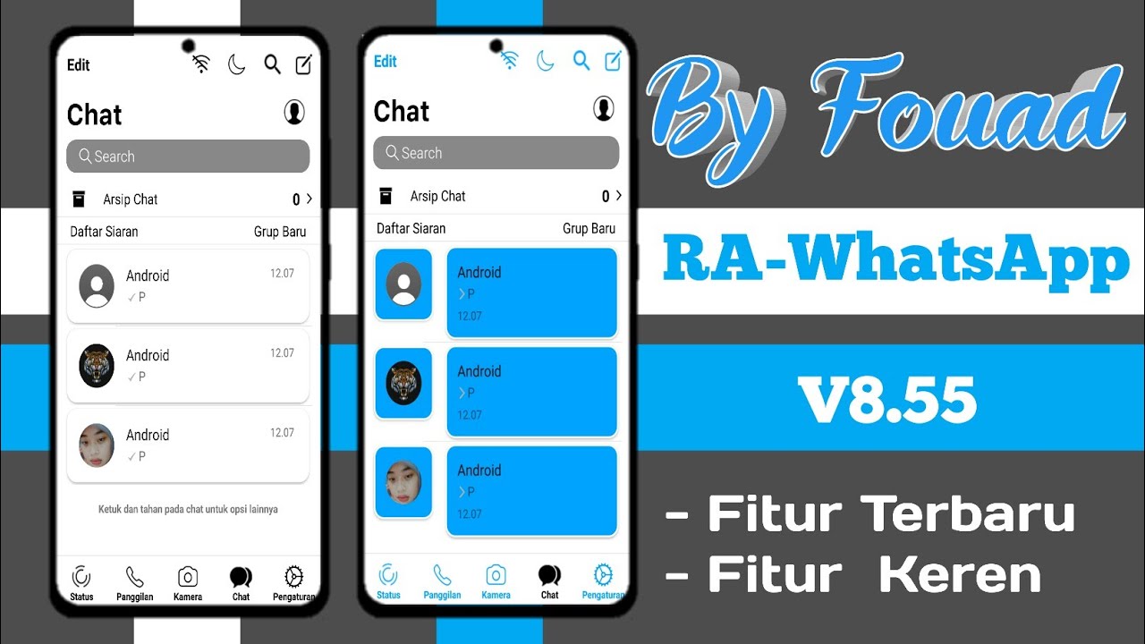 RA WhatsApp iOS v8.55 || WhatsApp iPhone Terbaru 2021 - Update Fitur Paling lengkap