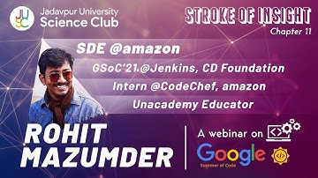 Stroke of Insight | Chapter 11 | Rohit Mazumder | GSoC | JUSC