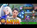 Miya MVP 14,5 Super Powerful Arrows!! Supeme No.1 Vs No.9 - Top 1 Global Miya Waleczny Acner - MLBB