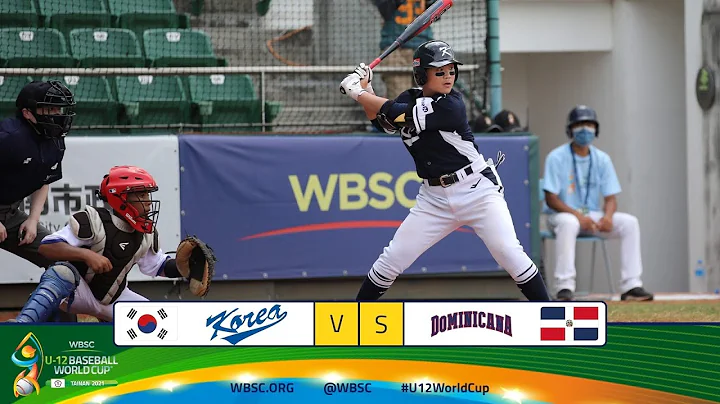 Highlights:  Korea vs. Dominican Republic  WBSC U-...