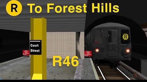 OpenBVE: R46 R train from Bay Ridge 95 Street to Forest Hills 71 Avenue