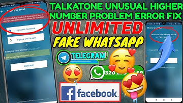 Talkatone higher Number of registration problem solution 2022| Talkatone not working  problm fixed||