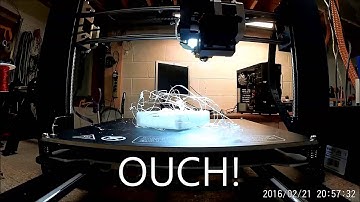 Wanhao Duplicator I3 3D Printer - Failed Print with PETG!