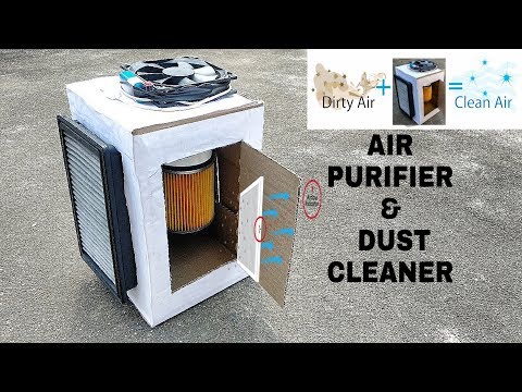 COMO FAZER purificador de ar EM CASA, ar mais puro, aspirador de pó | purificador de ar DIY