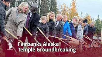 Fairbanks Alaska Temple Groundbreaking