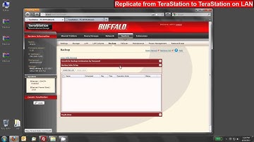 Replication between two Buffalo TeraStation NAS Devices over the LAN Part 1