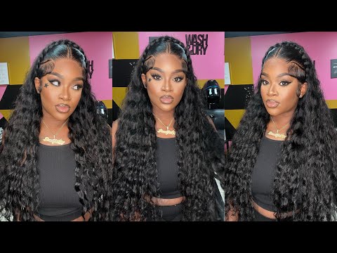 💣 Bomb Wig Install with Styling🔥| Loose Wave | Hd lace| Pre-Plucked | Wiggins Hair