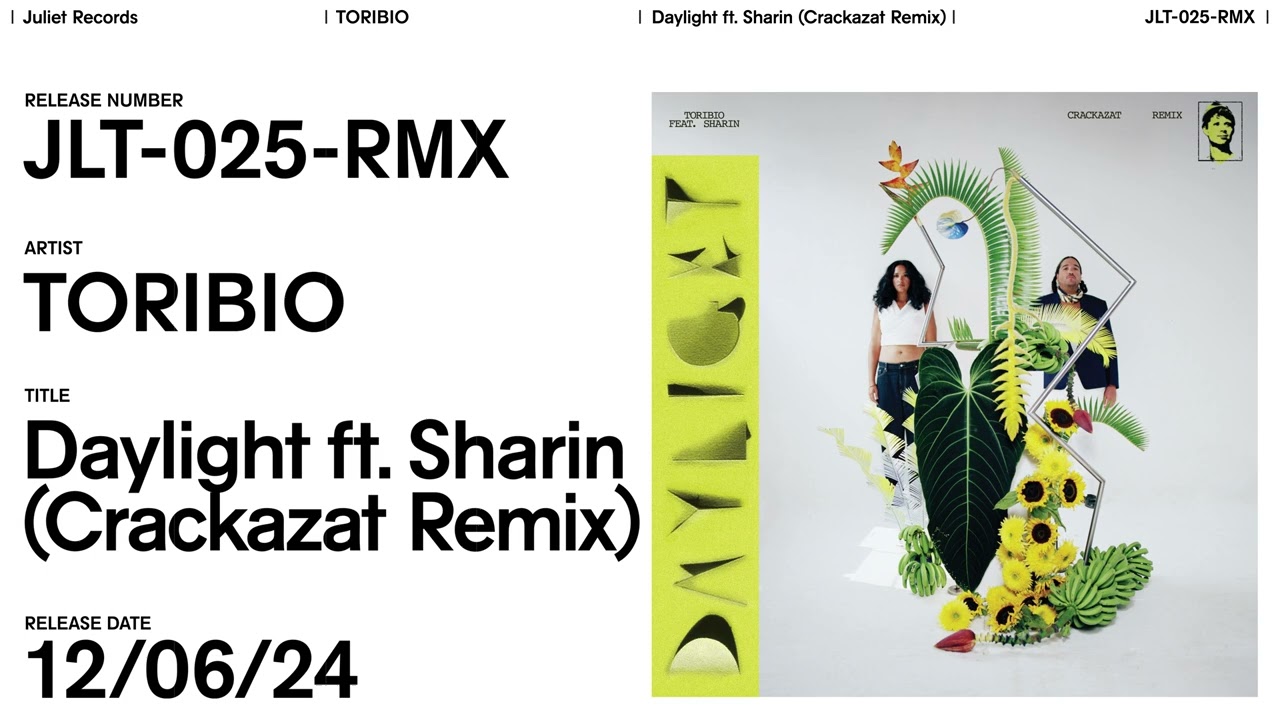 在 YouTube 上觀看「Toribio - Daylight (ft. Sharin) (Crackazat Remix)」 在 YouTube 上觀看「Toribio - Daylight (ft. Sharin) (Crackazat Remix)」