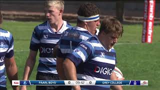 Premier Interschools Rugby 2021 | Paarl Boys High vs Grey College