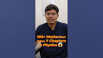 NEET 2024 : 100 Marks Confirmed from ONLY 7 Chapters in Physics 😱 #shorts #esaral #neet #physics