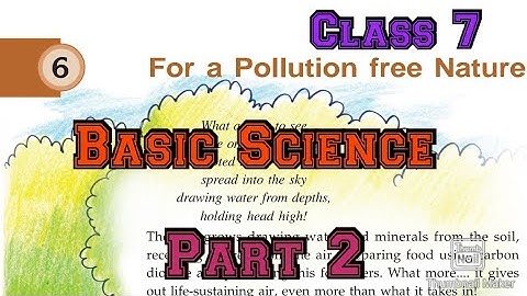 7 Std For a Pollution Free Nature Basic Science Unit 6 Part 2 Scert Kerala