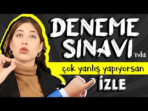 Deneme Sınavlarında Hata Yapmaya SON !