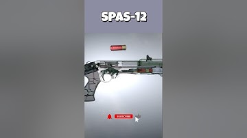 How Does the SPAS-12 Work? | 3D Gun Mechanism Animation #shotgun