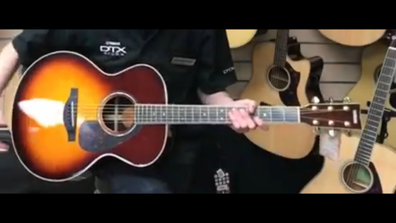 Yamaha LJ16 guitar - YouTube