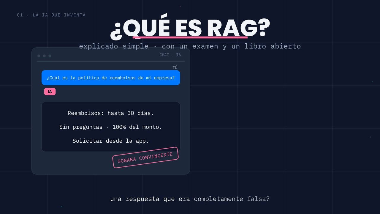 RAG explicado: la IA que consulta tus documentos antes de responder (con video)