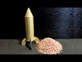 Cool Matches Powered Cardboard Rocket