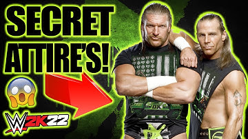 NEW ATTIRE’S FOR TRIPLE H & SHAWN MICHAELS | WWE 2k22 SECRET CHARACTERS! WWE 2k22 Secret Characters