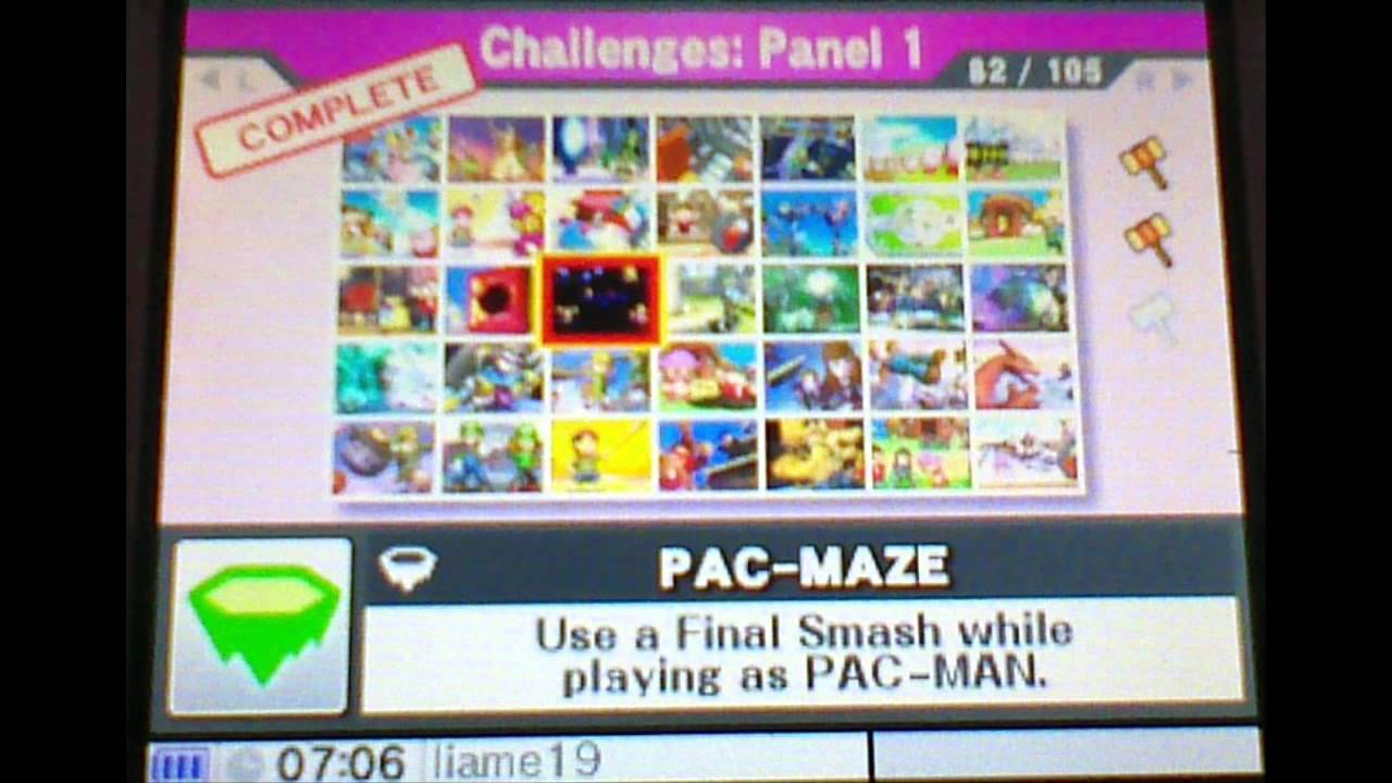 smash bros 3ds challenges smash bros 3ds challenges