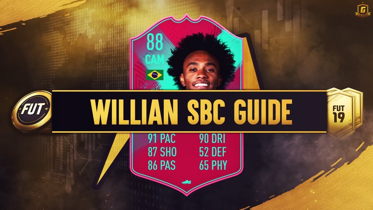 FIFA 19 FUT Birthday Willian SBC Guide - 88 Rated, 180k Spend & 80k Worth of Packs